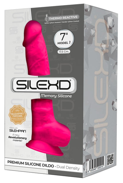 Dildo con ventosa e testicoli Premium Dual Density