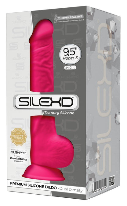 Dildo silexd pink 9,5 silicone memory