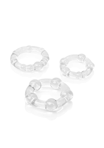 Set anelli fallici trasparenti Island Rings