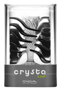 Masturbatore trasparente con stimolatore  Crysta