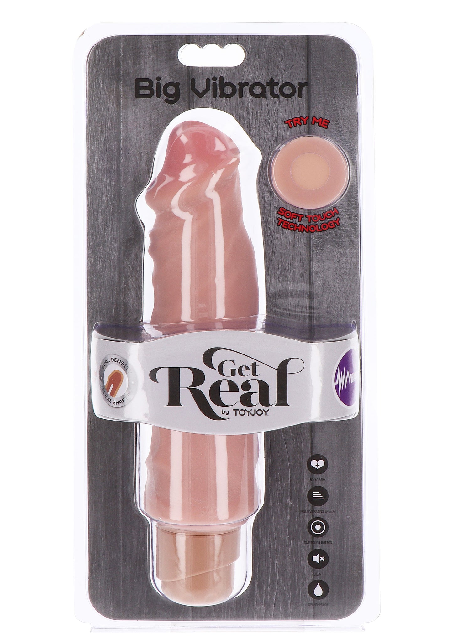 Dual Density Big Vibrator 9in
