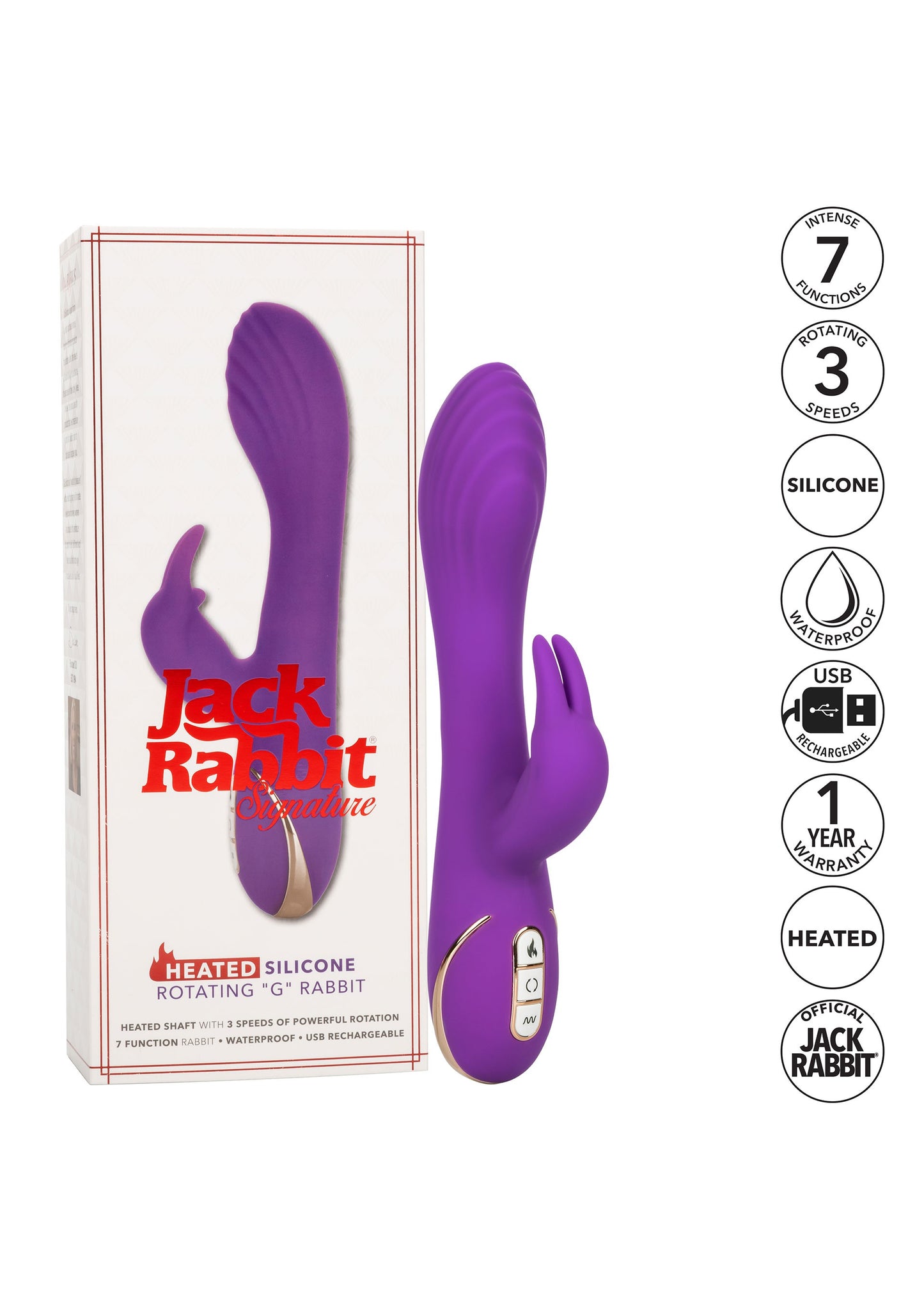 Coniglio G rotante riscaldato in silicone