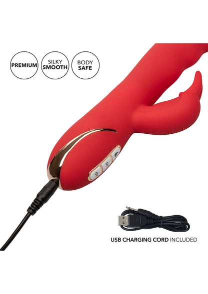 Coniglio vibrante riscaldato in silicone