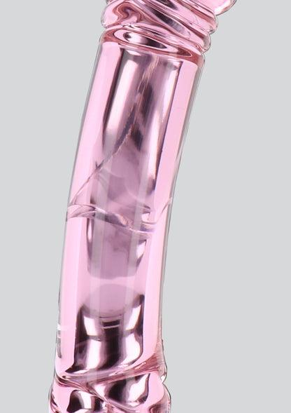 Fallo doppio vaginale anale Rhinestone Scepter in vetro