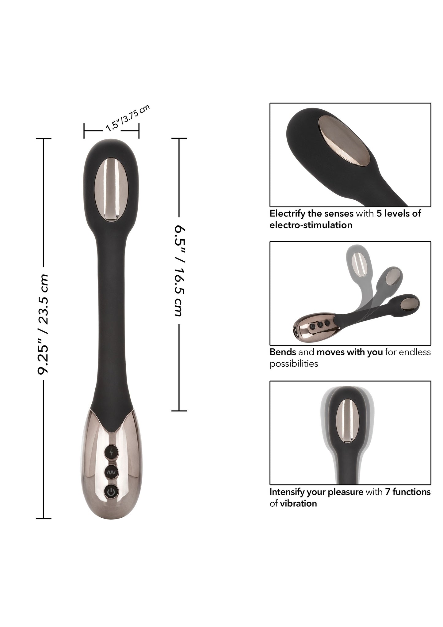 Stimolatore vaginale anale Volt Electro Charge