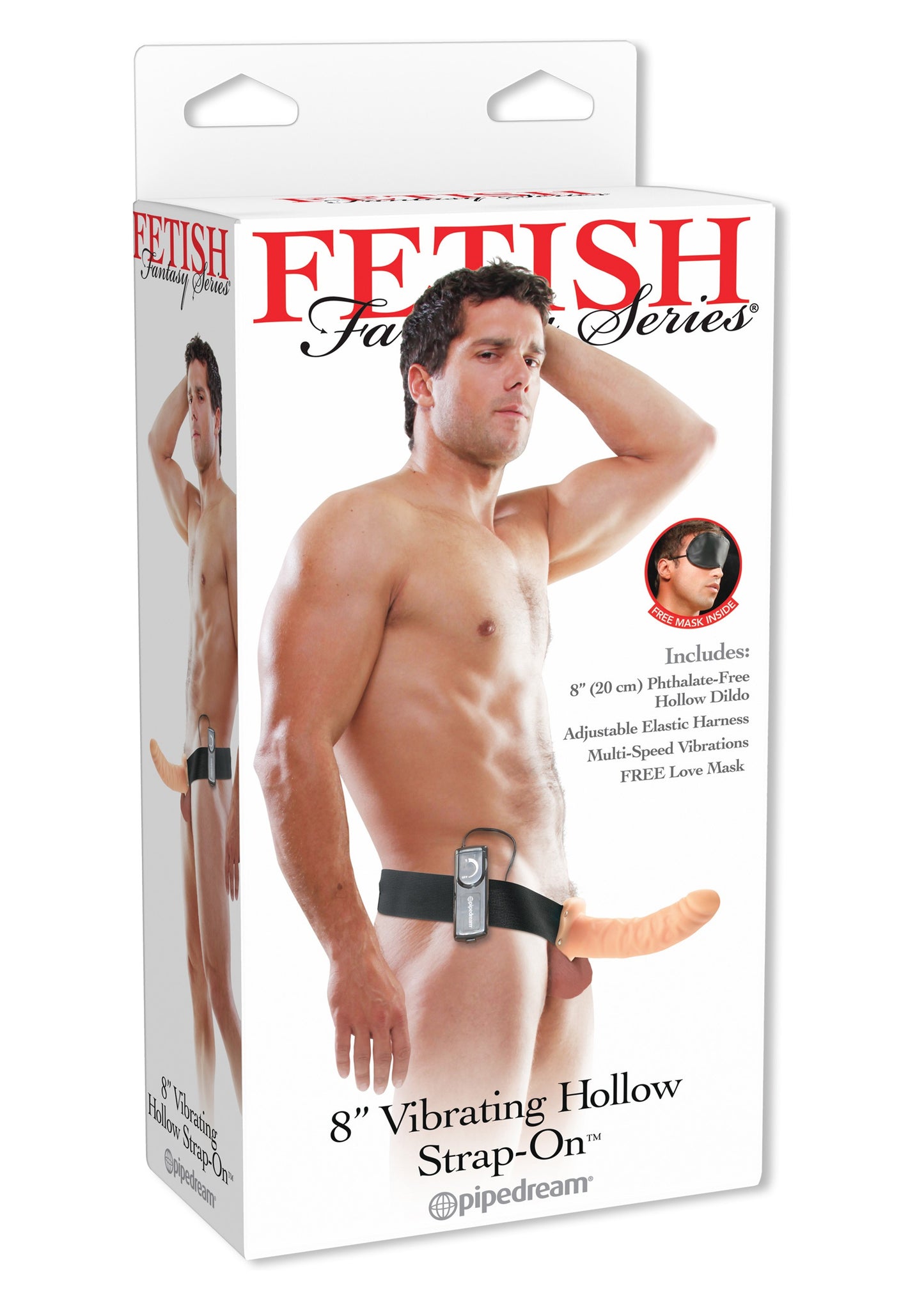 Vibratore indossabile 8 Inch Vibr. Hollow Strap-On Fetish Fantasy series