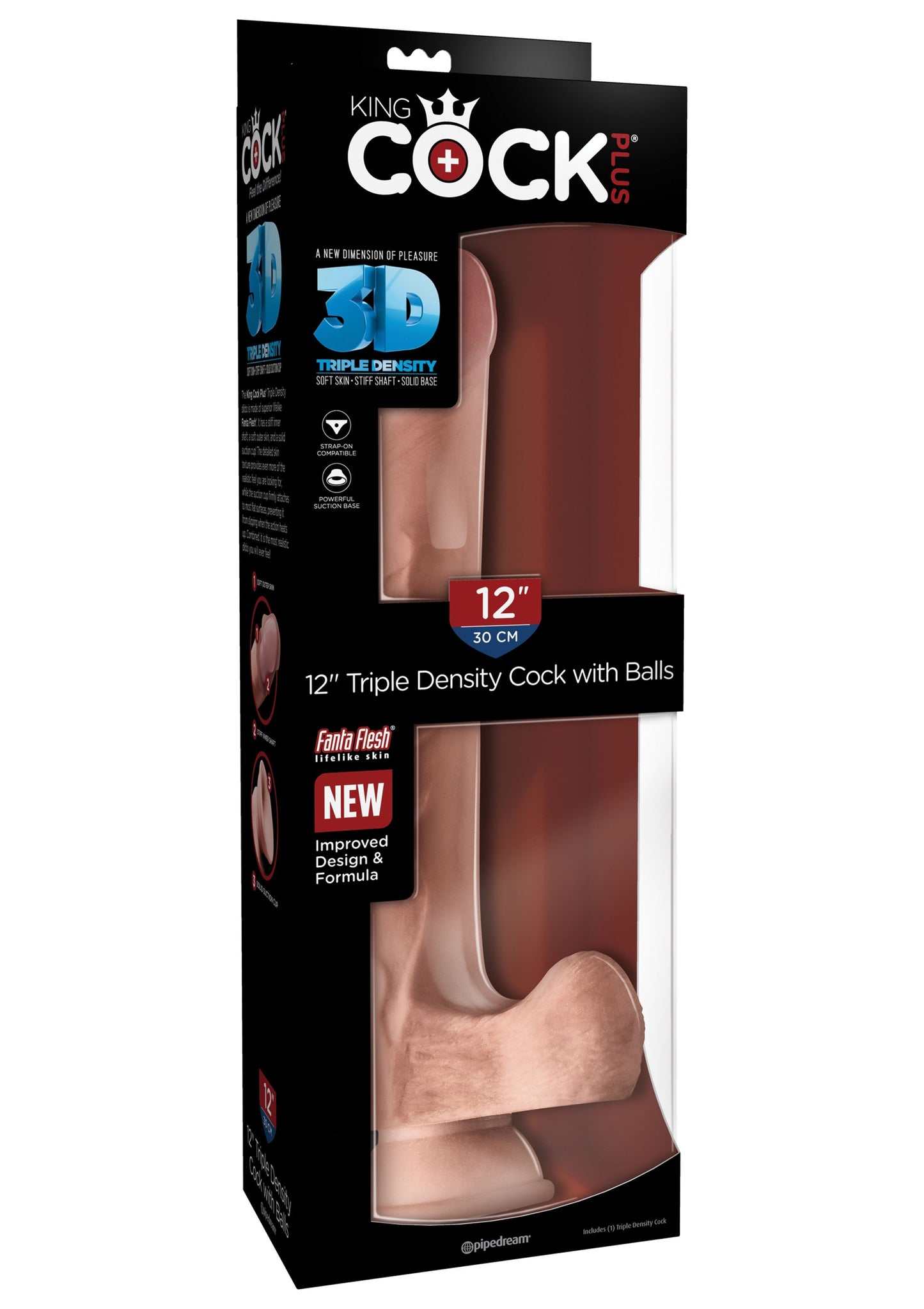 Fallo realistico Triple Density w.Balls 12 Inch