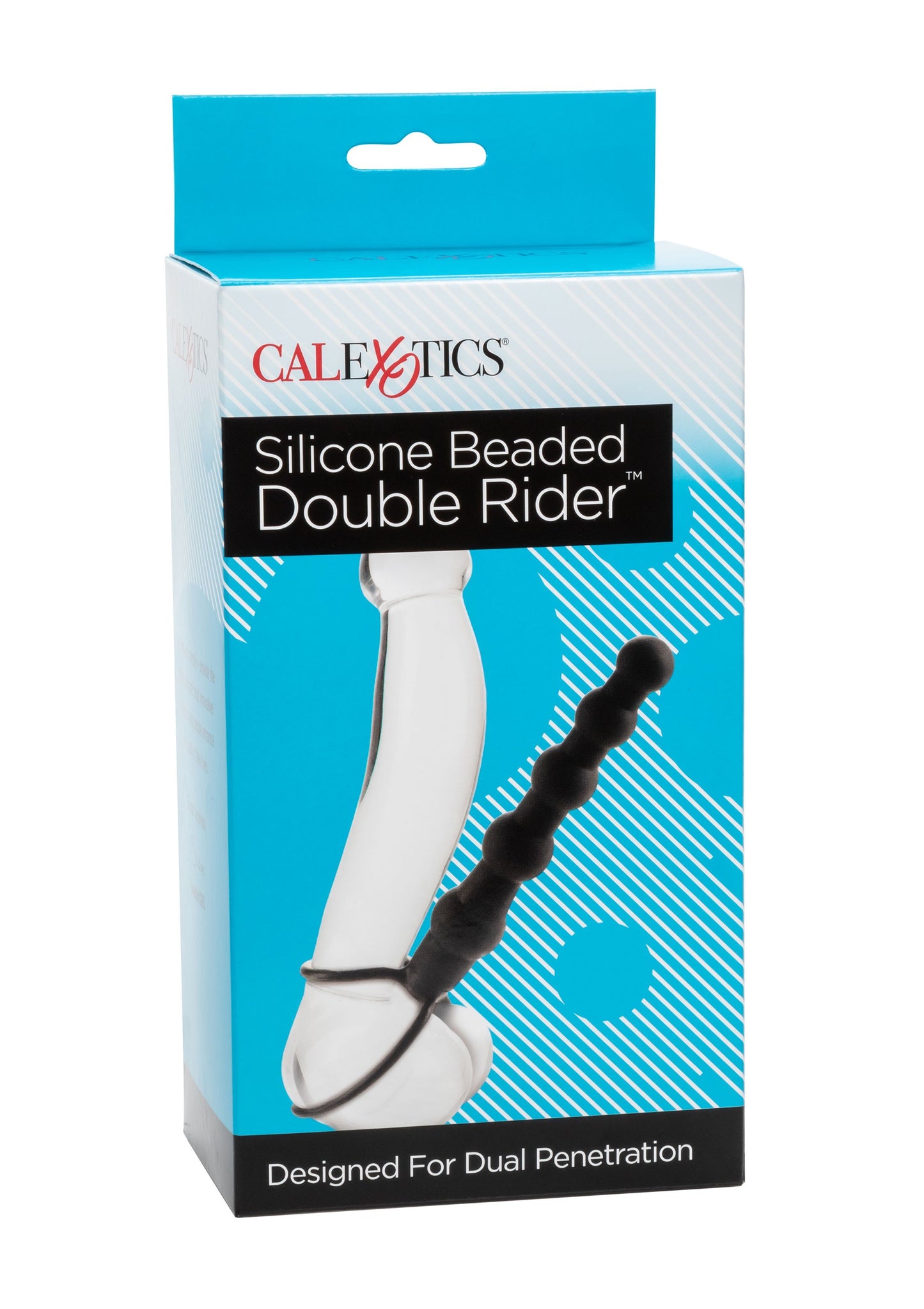 Fallo anale indossabile Silicone Beaded Double Rider