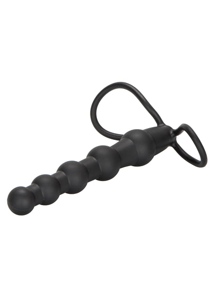 Fallo anale indossabile Silicone Beaded Double Rider