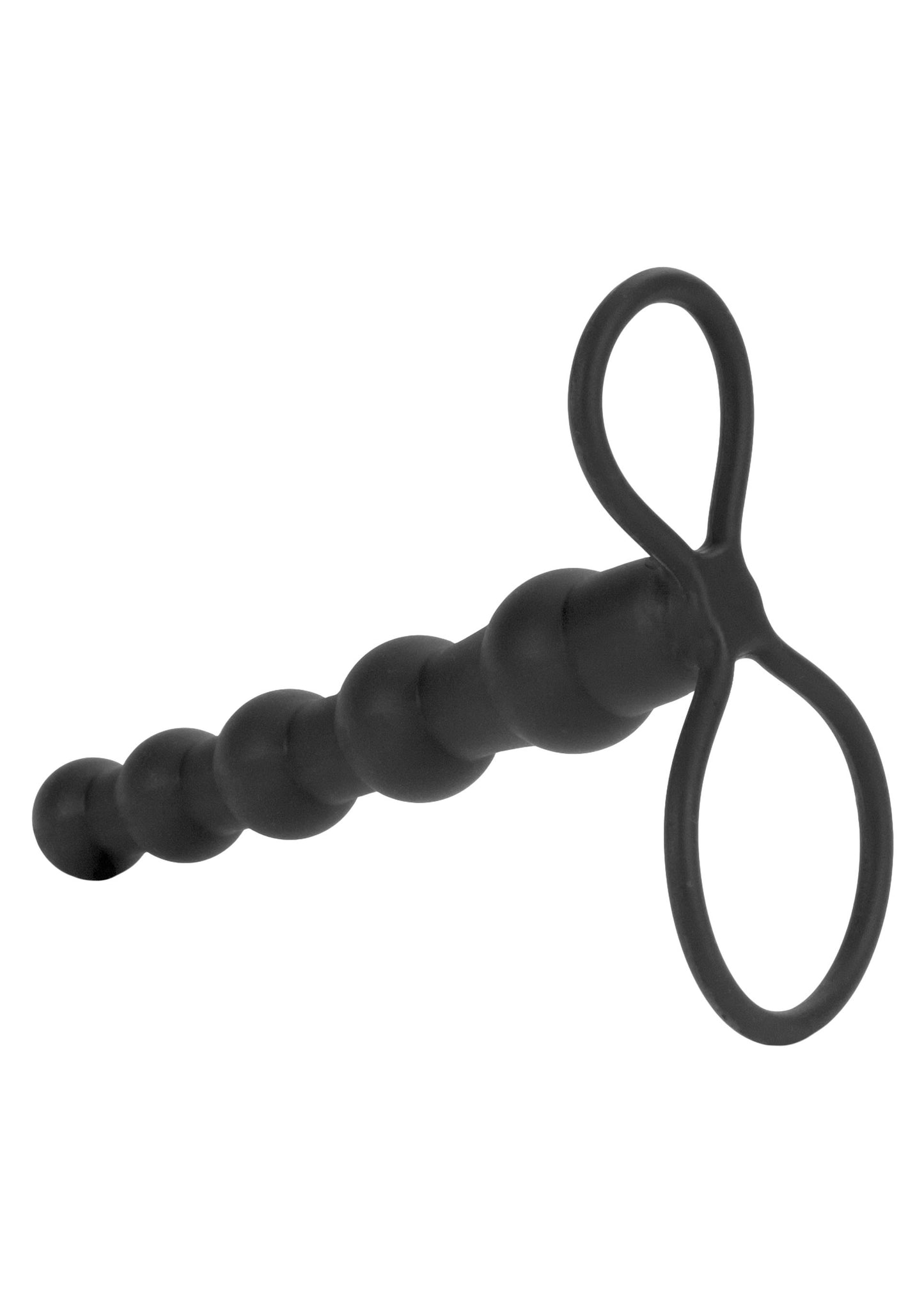 Fallo anale indossabile Silicone Beaded Double Rider