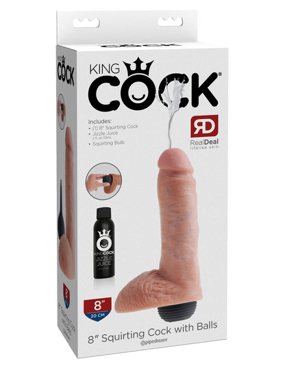 Fallo vaginale squirting con testicoli king cock 8