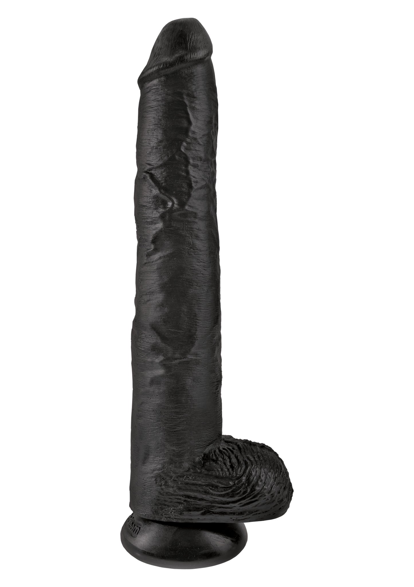 Fallo realistico con ventosa King Cock 14Inch With Balls nero