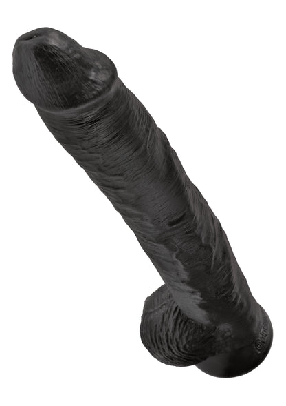 Fallo realistico con ventosa King Cock 14Inch With Balls nero