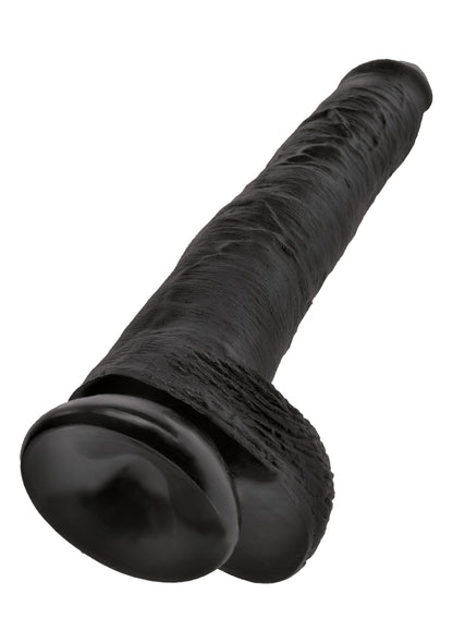 Fallo realistico con ventosa King Cock 14Inch With Balls nero