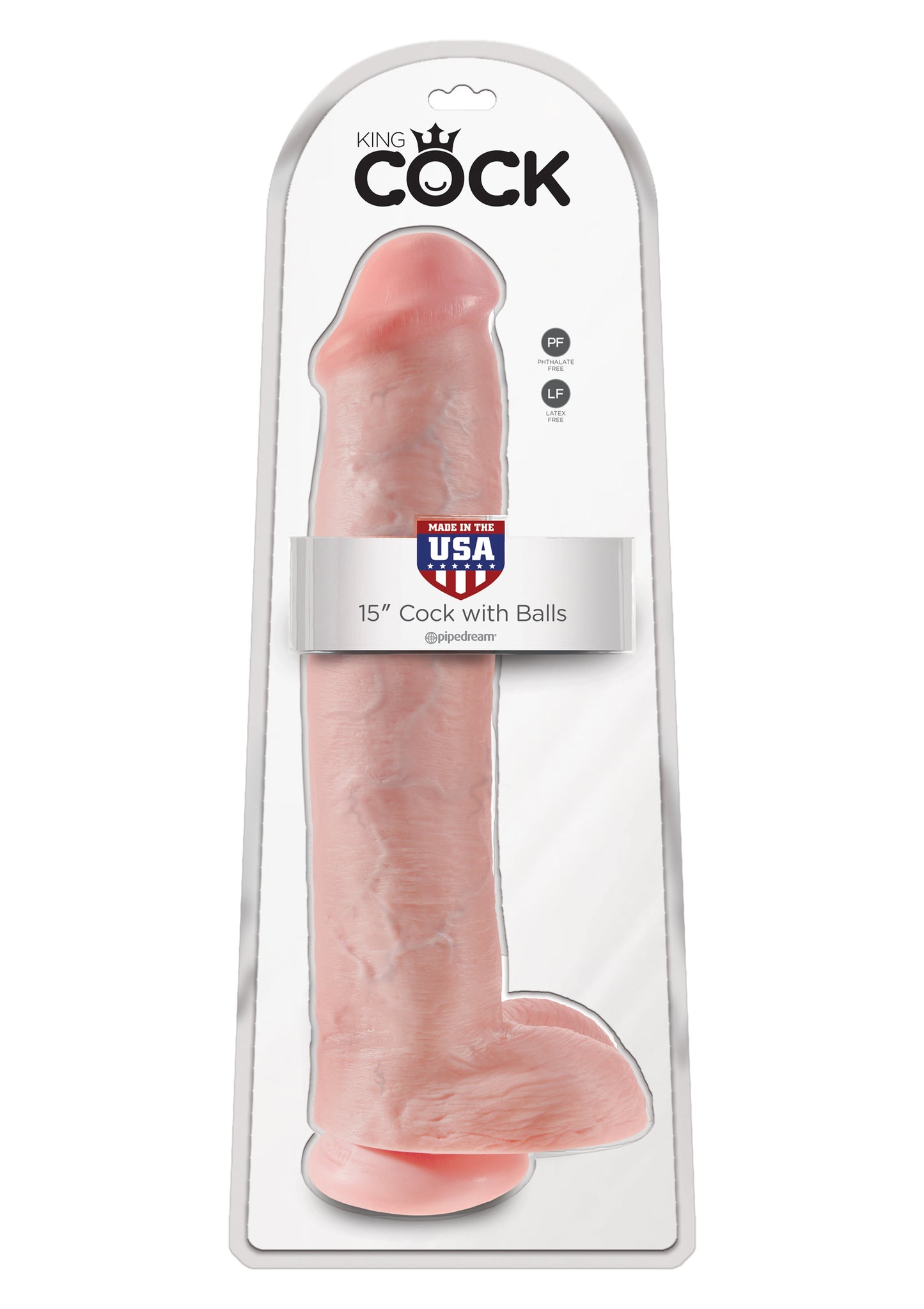 Fallo realistico King Cock 15Inch With Balls