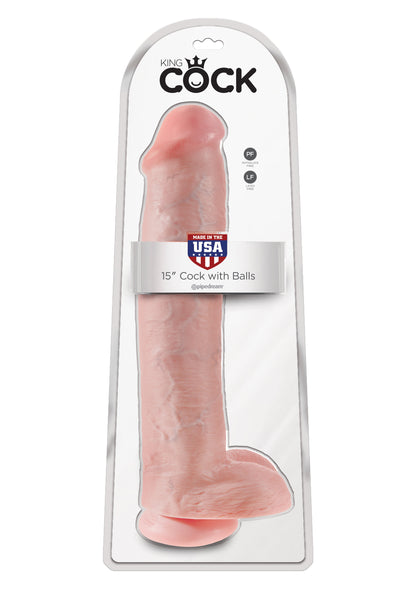 Fallo realistico King Cock 15Inch With Balls