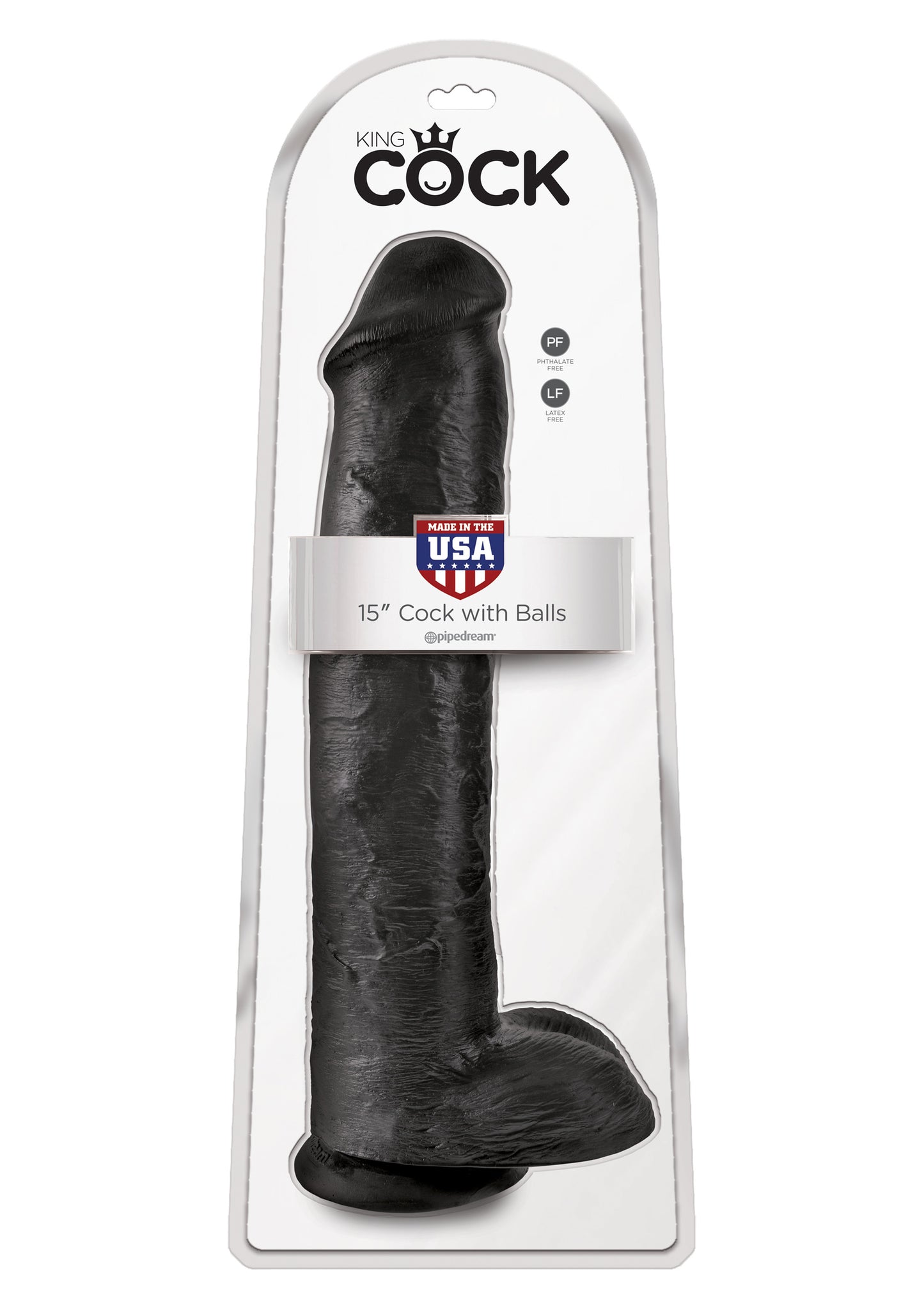 Fallo realistico King Cock 15Inch With Balls con ventosa