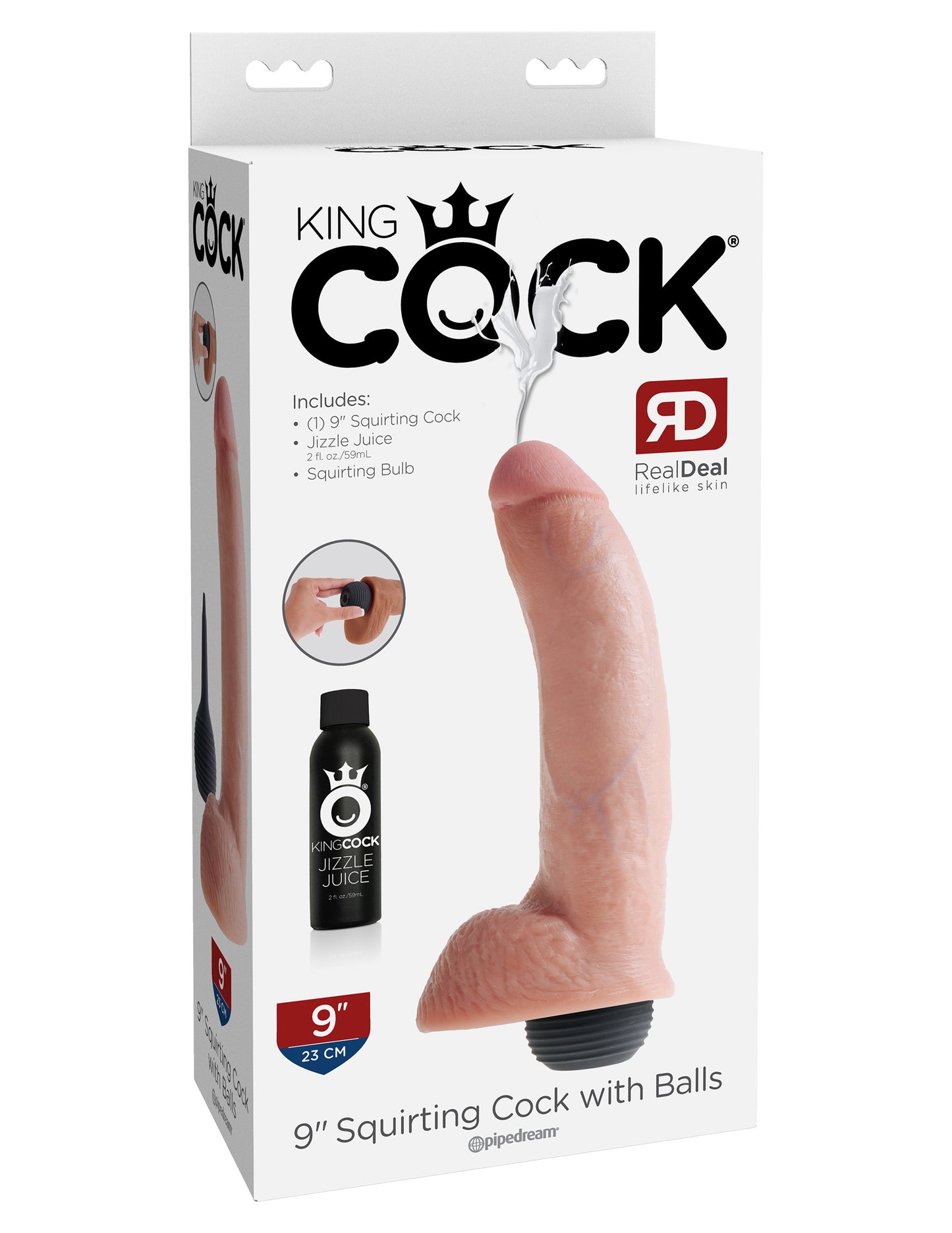 Fallo realistico Squirting Cock 9 Inch