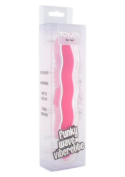 Vibratore vaginale anale rosa Funky Wave Vibrette