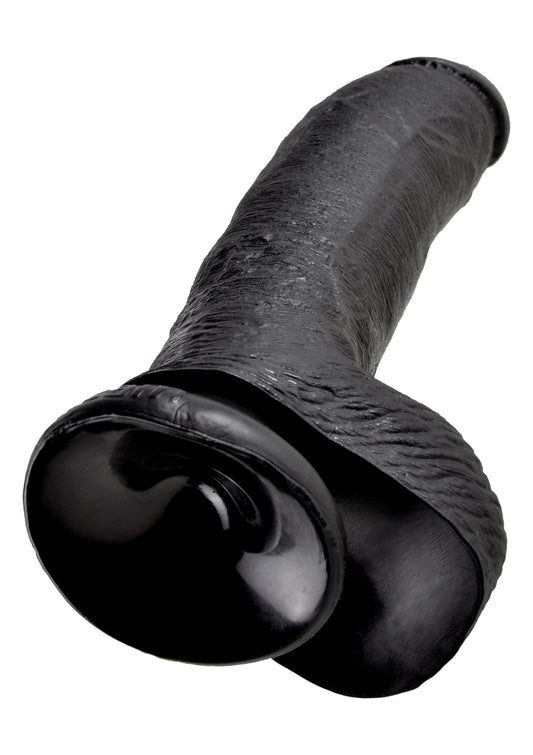 Fallo realistico vaginale anale Cock 9 Inch With Balls black
