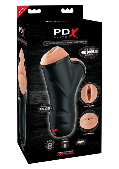 Masturbatore doppio Double Penetration Stroker