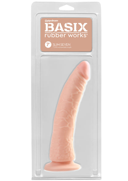 Fallo realistico Slim 7 Inch with Suction Cup flesh