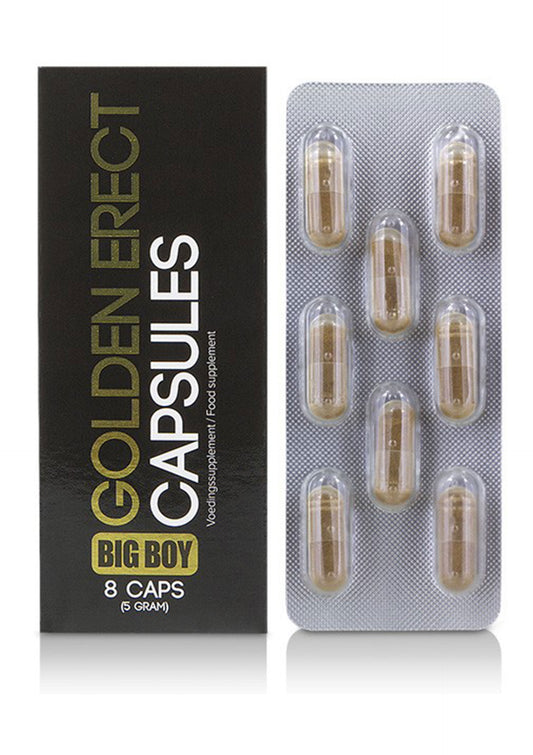 Big Boy Golden Erect 8pcs stimolatori uomo